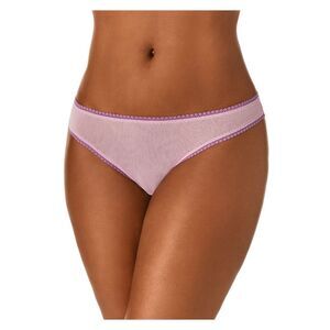 ON GOSSAMER Intimates Pink Thong Underwear M\L
